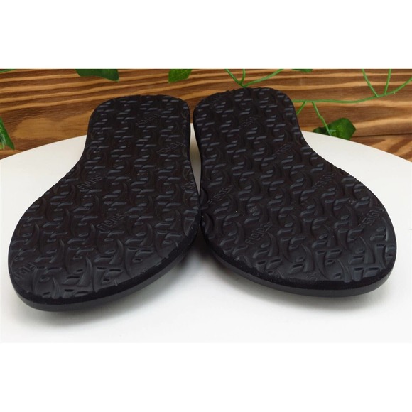 Flojos Sz 6 M Black Flip‎ Flop Synthetic Women Sandals - Picture 7 of 7